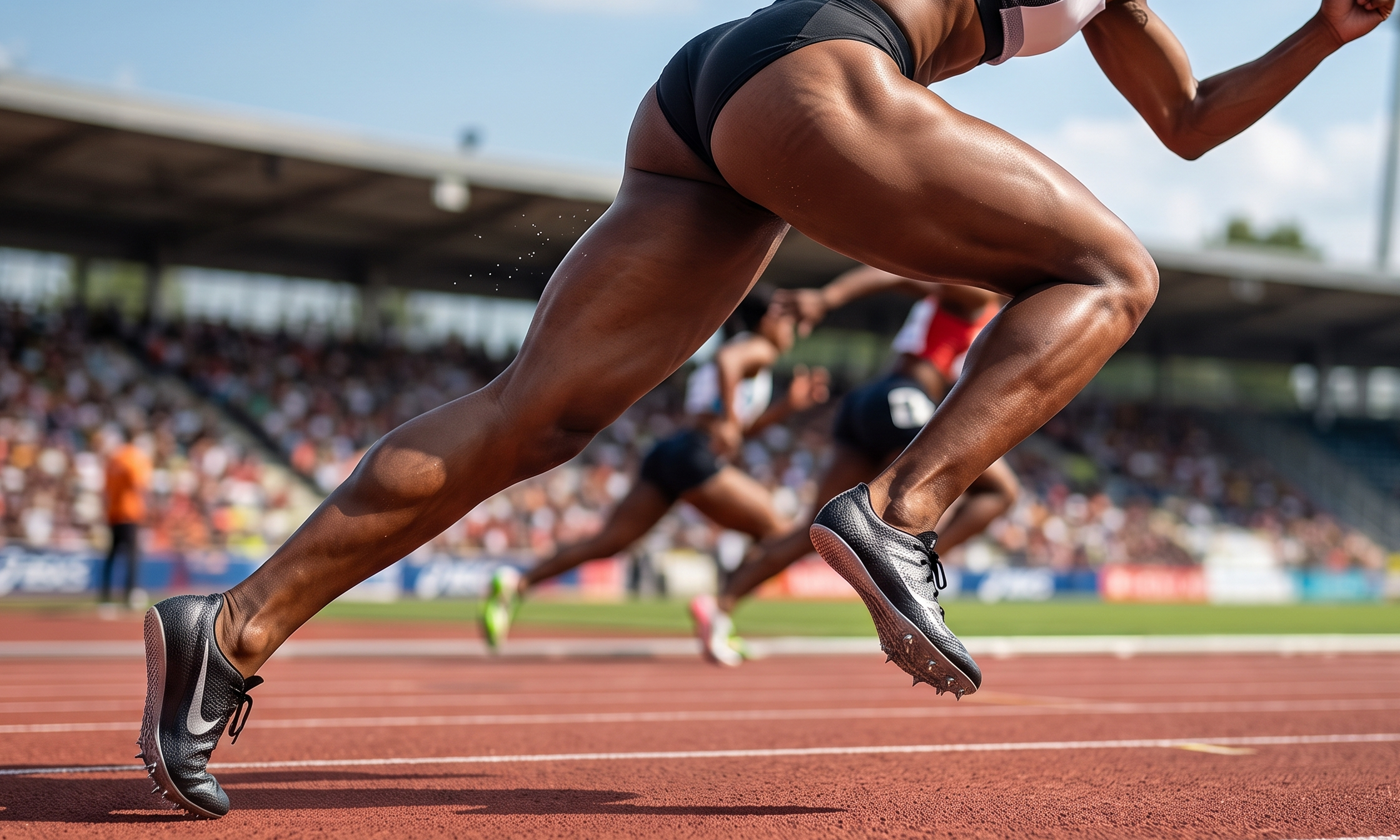 Cómo aplican la fuerza los sprinters de élite